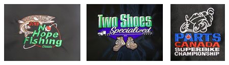 Sample Custom Digitizing of logos